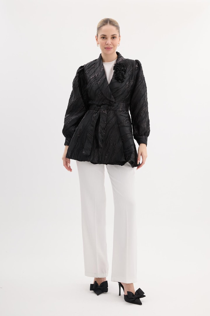 Axel Jakar Ceket - Black