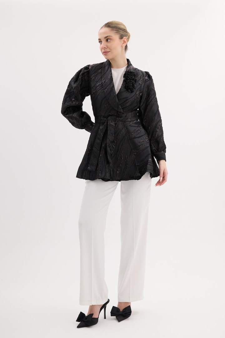 Axel Jakar Ceket - Black