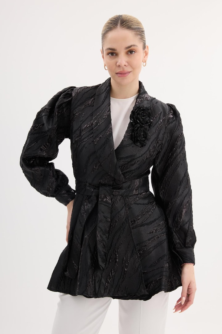 Axel Jakar Ceket - Black