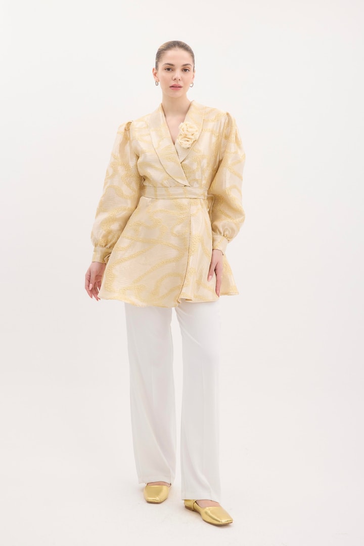 Axel Jakar Ceket - Yellow