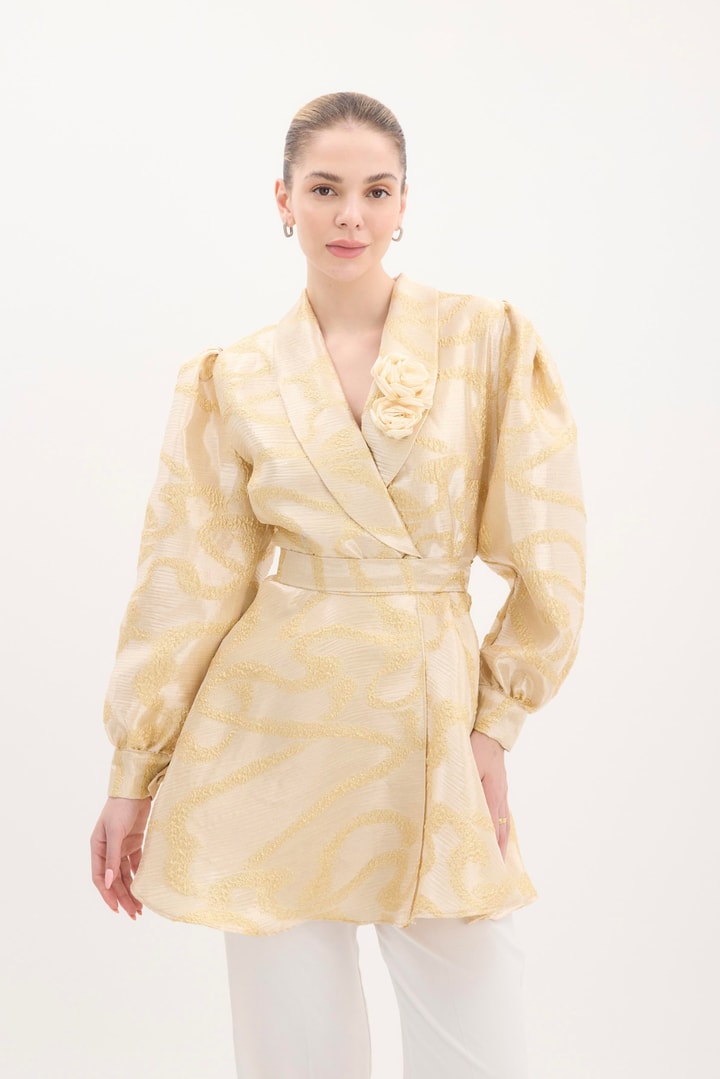 Axel Jakar Ceket - Yellow