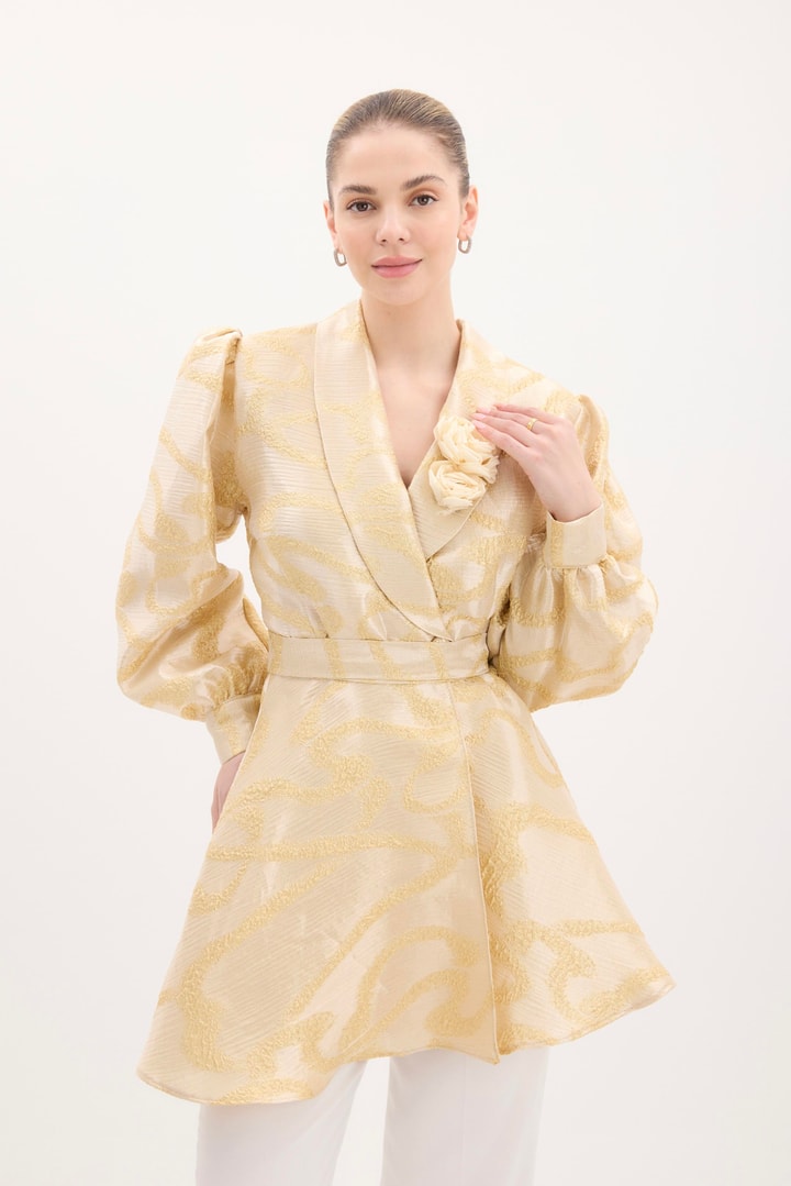 Axel Jakar Ceket - Yellow
