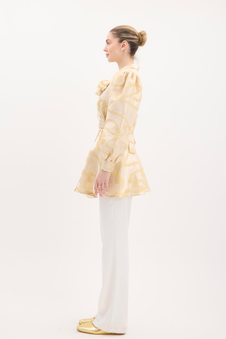Axel Jakar Ceket - Yellow