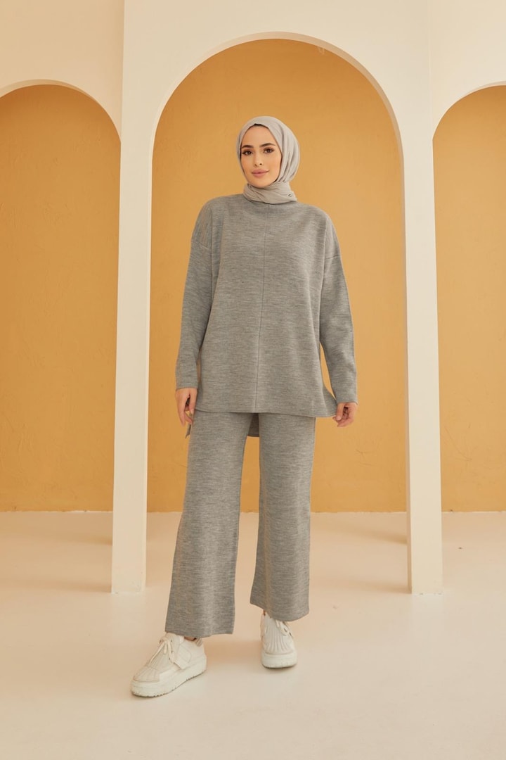 Basic Triko Takım - Gri
