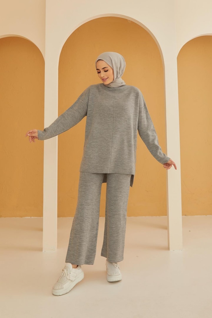 Basic Triko Takım - Gri