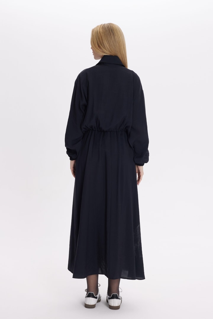 Candace Bel Büzgülü Etek Takım - Siyah