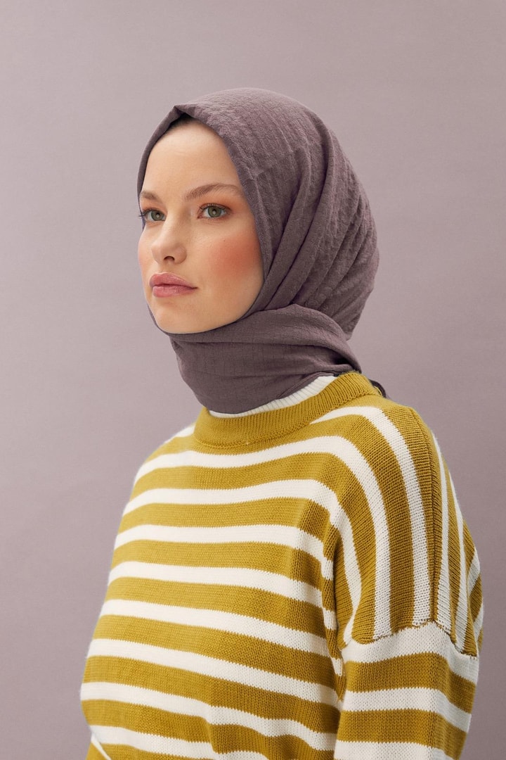 Care Cotton Şal - Füme