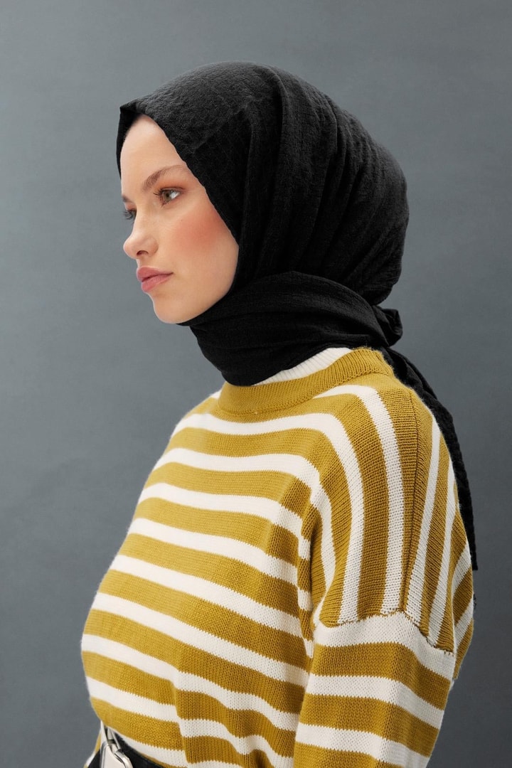 Care Cotton Şal - Siyah