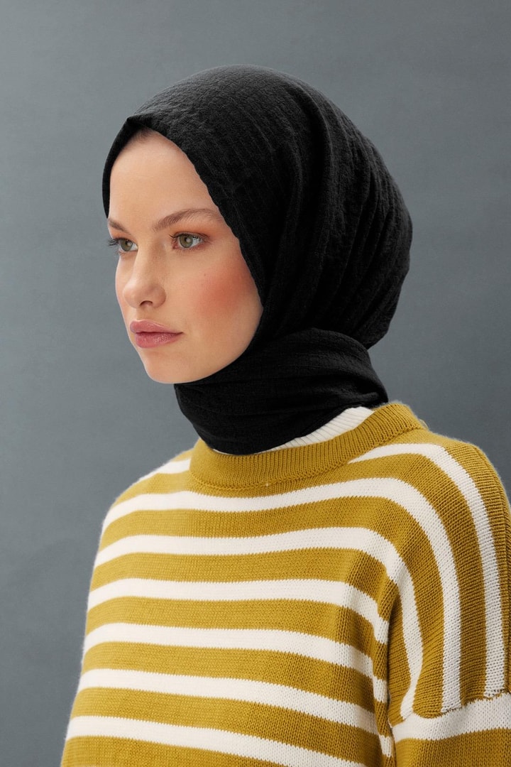 Care Cotton Şal - Siyah