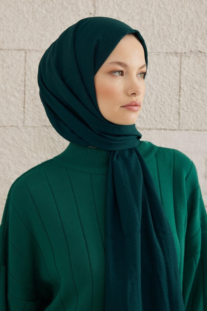 Care Cotton Şal - Zümrüt