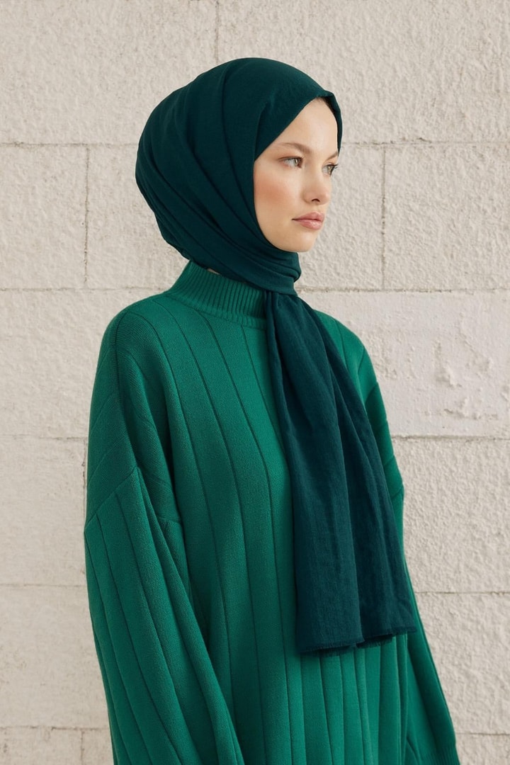 Care Cotton Şal - Zümrüt