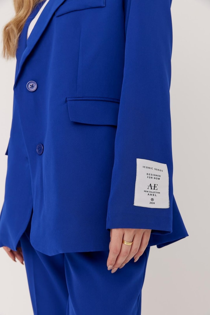 Catherine Business Ceket Takım - saks mavisi