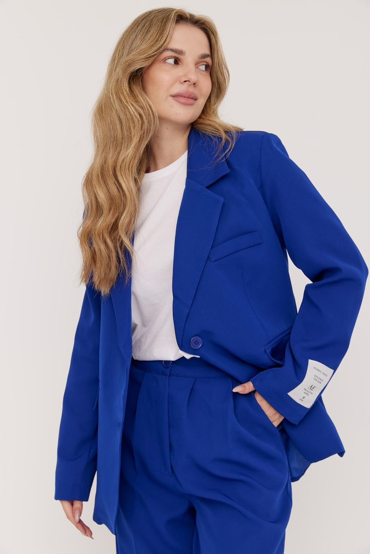 Catherine Business Ceket Takım - saks mavisi