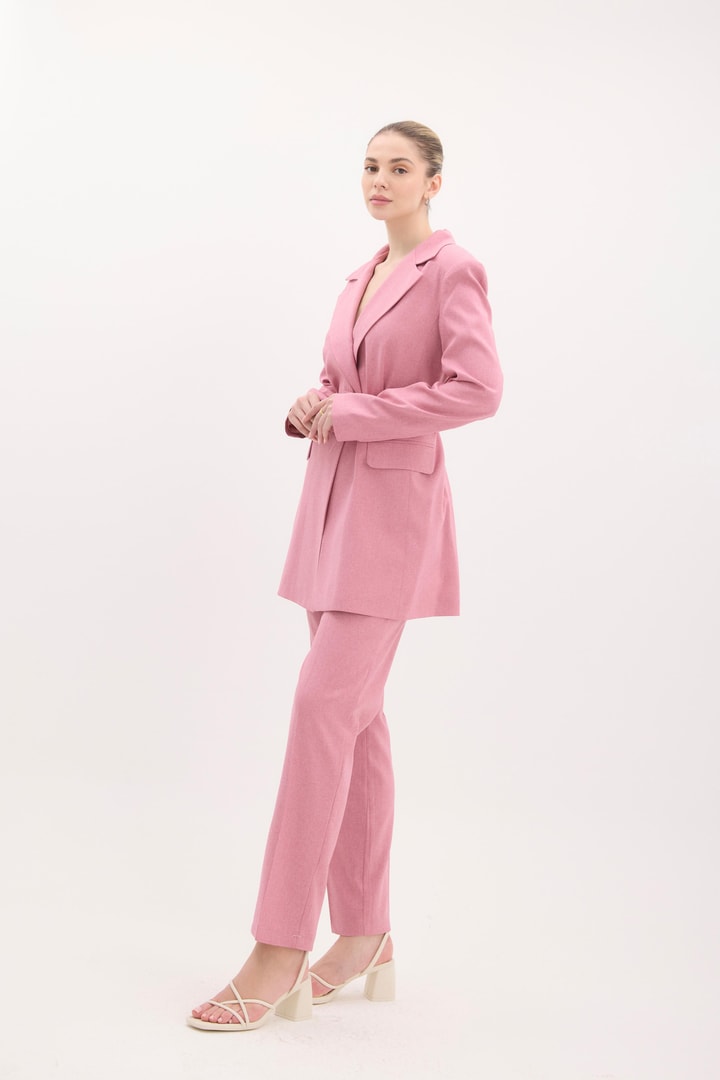 Charles Kemerli Business Ceket Takım - Pembe