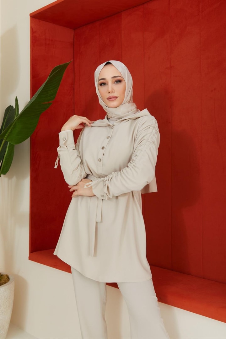 Charmy Çıtçıtlı Basic Takım - Bej