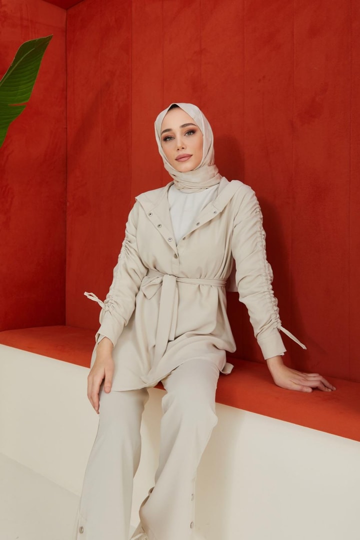 Charmy Çıtçıtlı Basic Takım - Bej