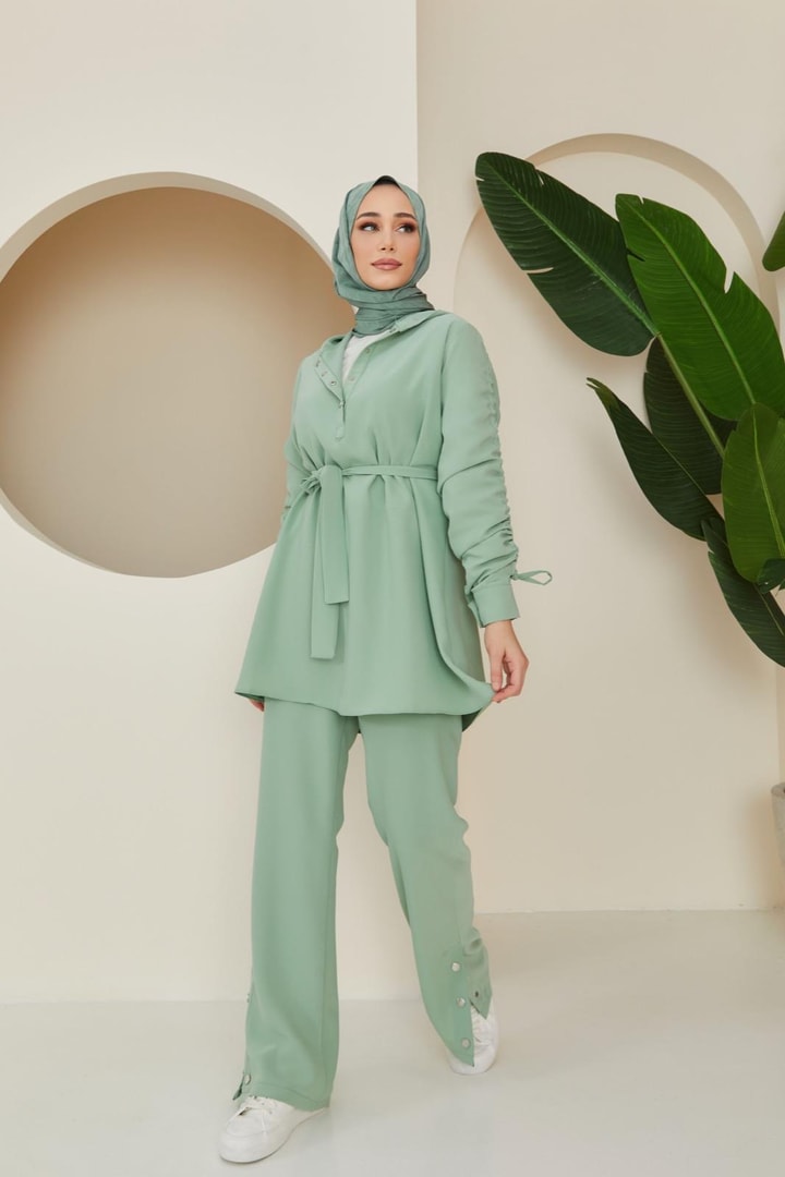 Charmy Çıtçıtlı Basic Takım - Mint