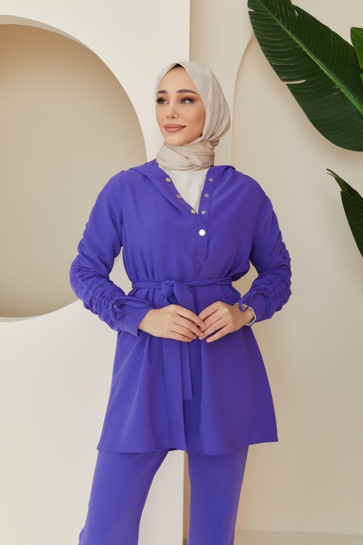 Charmy Çıtçıtlı Basic Takım - Mor