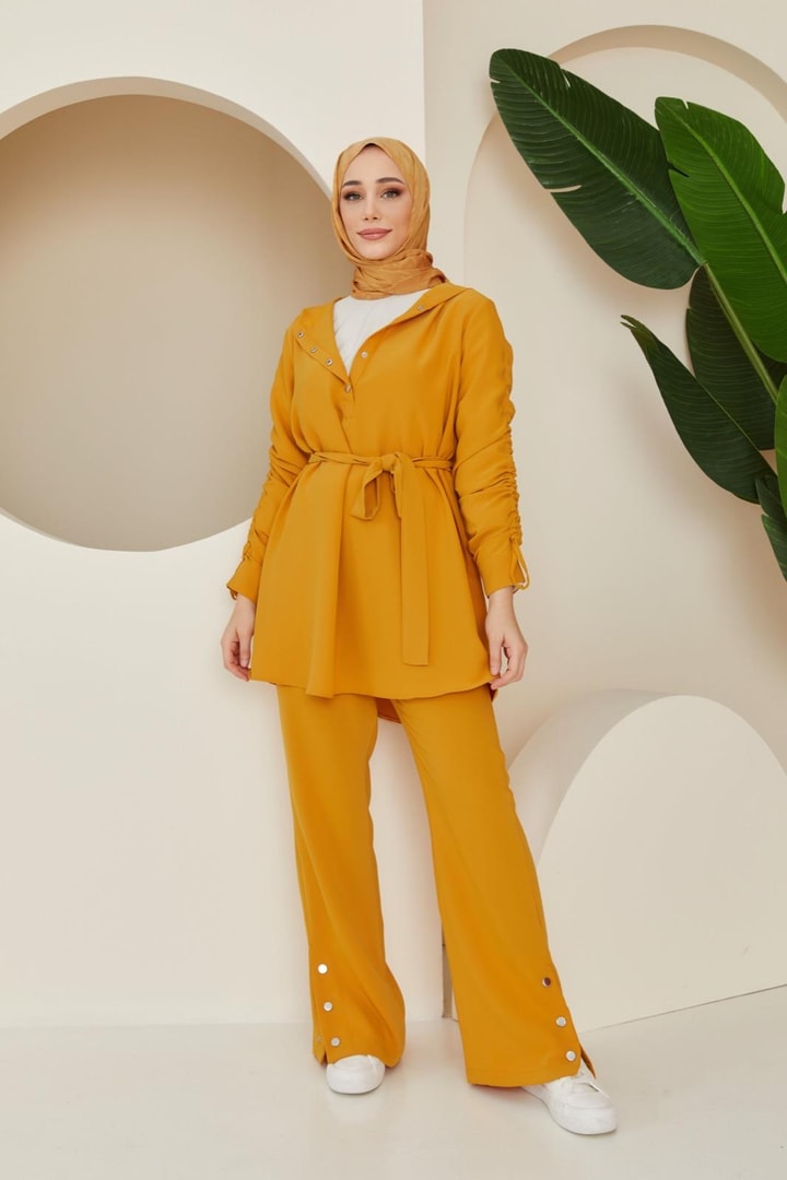 Charmy Çıtçıtlı Basic Takım - Oranj