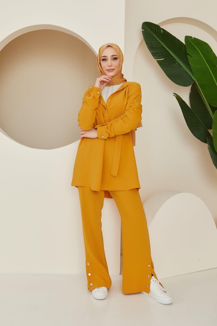 Charmy Çıtçıtlı Basic Takım - Oranj