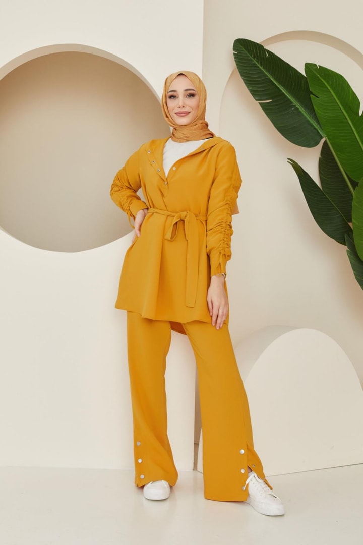 Charmy Çıtçıtlı Basic Takım - Oranj