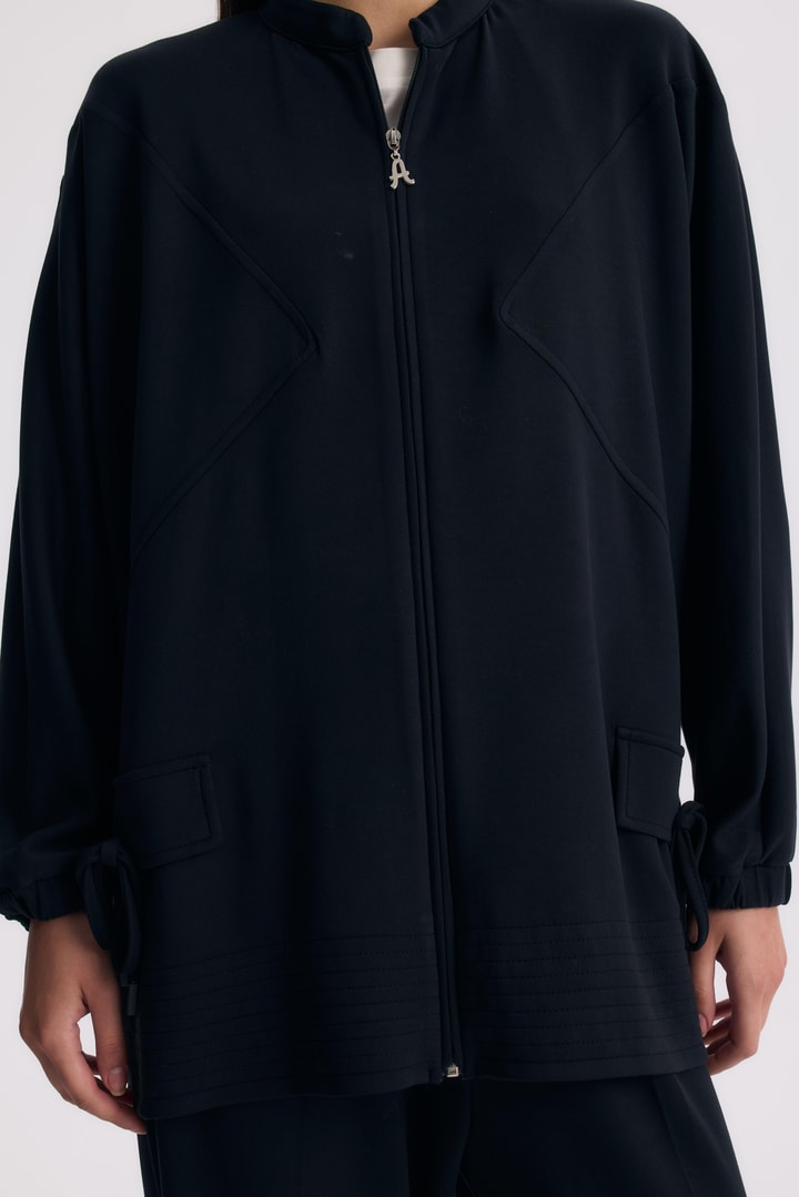 Coralie Basic Pantolonlu Takım - Siyah