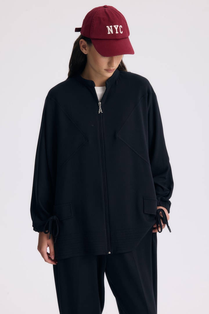 Coralie Basic Pantolonlu Takım - Siyah