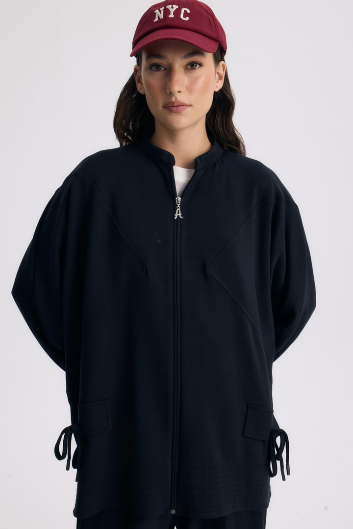 Coralie Basic Pantolonlu Takım - Siyah