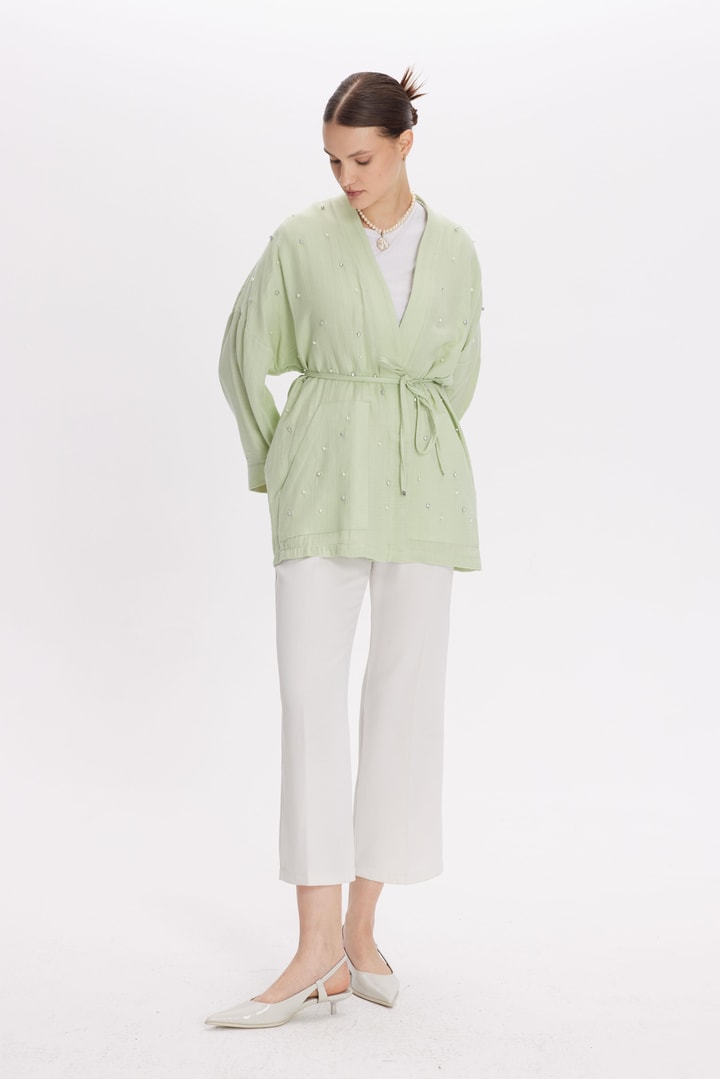Cyrus Müslin Kimono - Mint