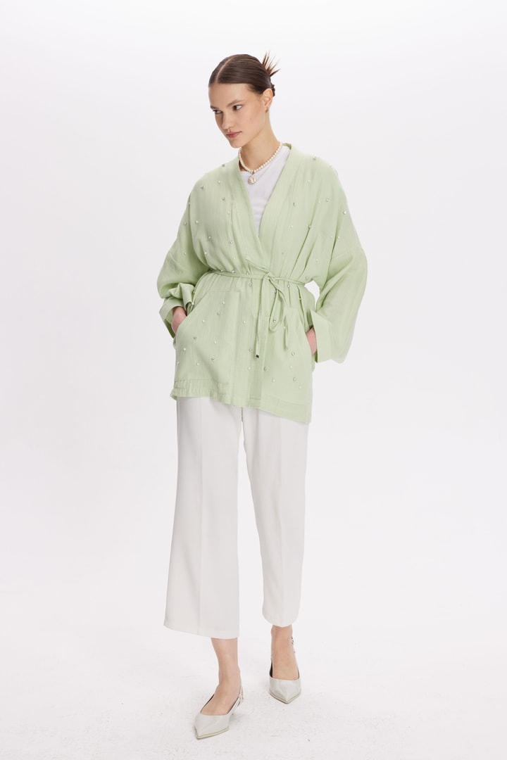 Cyrus Müslin Kimono - Mint