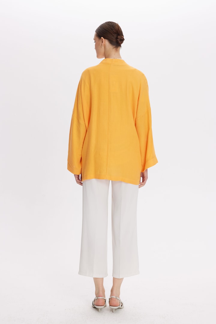 Cyrus Müslin Kimono - Oranj