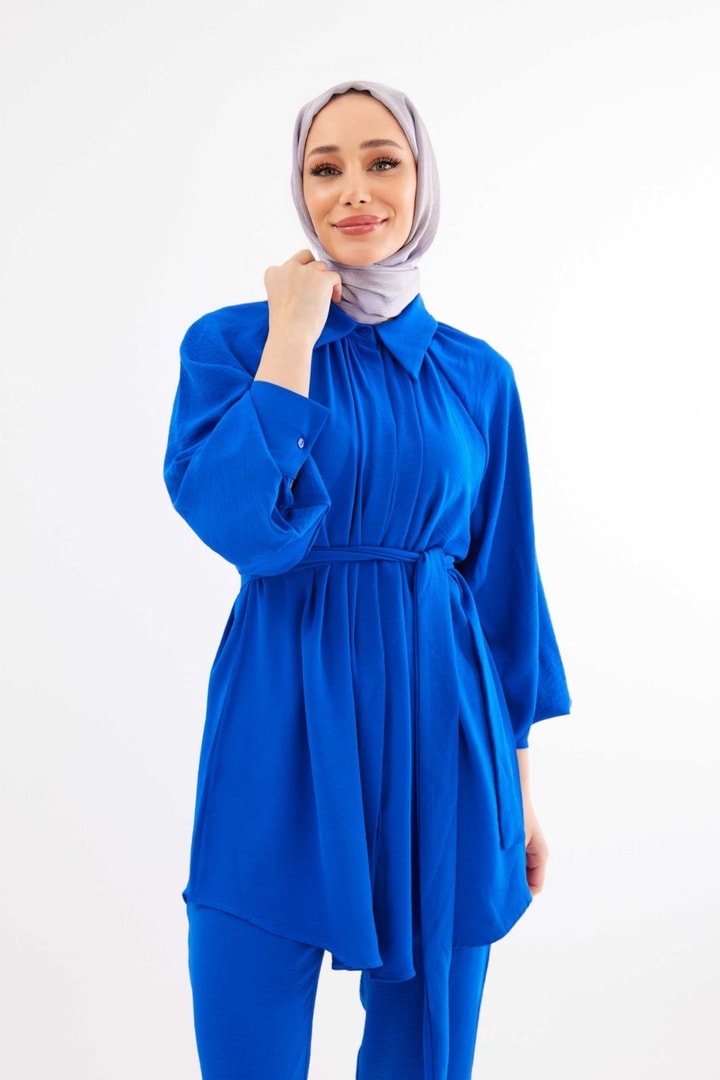 Dia Ayrobin Takım - saks mavisi