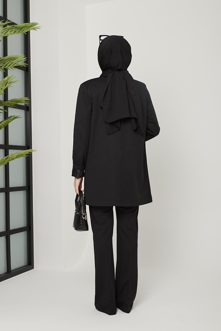 Elena Blazer Ceket Takım - Siyah