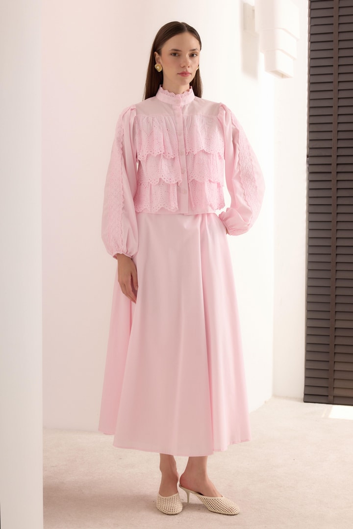 Eliora Fistonu Gold Dacron Takım - Pembe