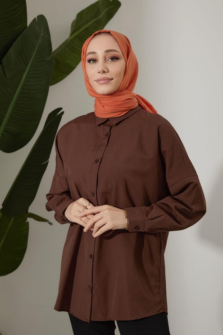 Lady Crash Şal - Oranj