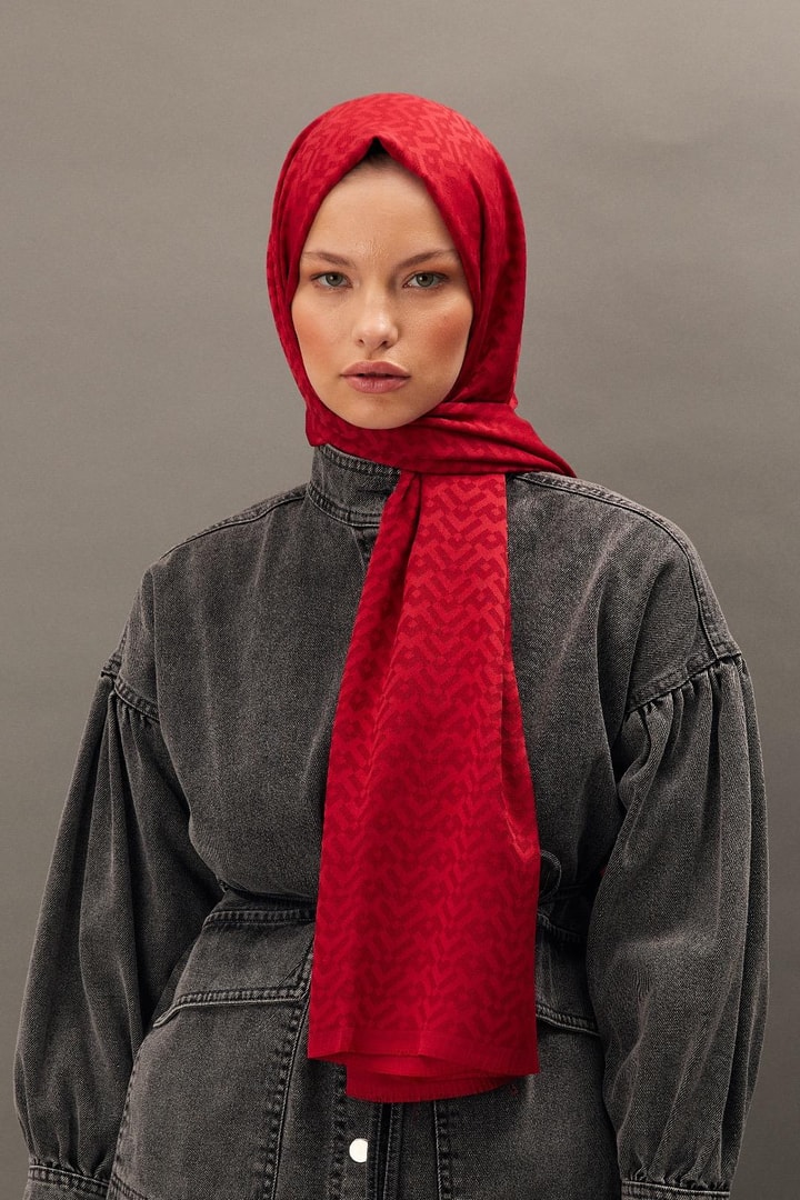Lavini Jakar Şal - Bordo
