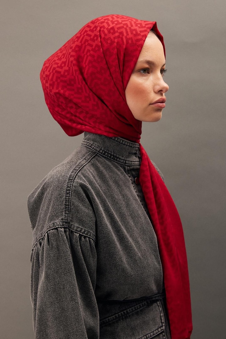 Lavini Jakar Şal - Bordo
