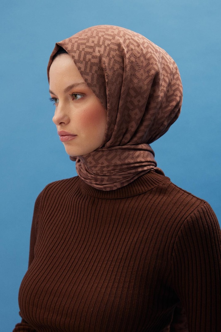 Lavini Jakar Şal - Kahve