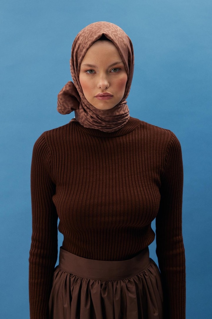 Lavini Jakar Şal - Kahve