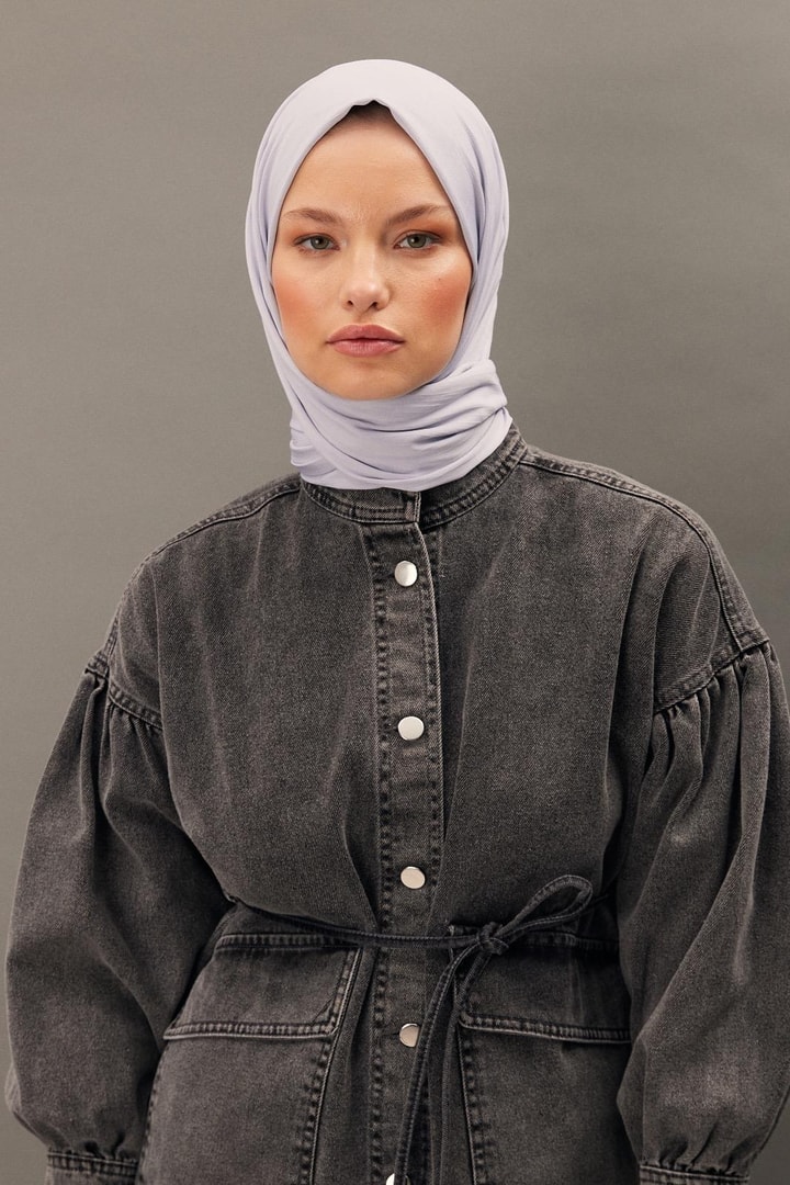 Lidya Saten Şal - Buz