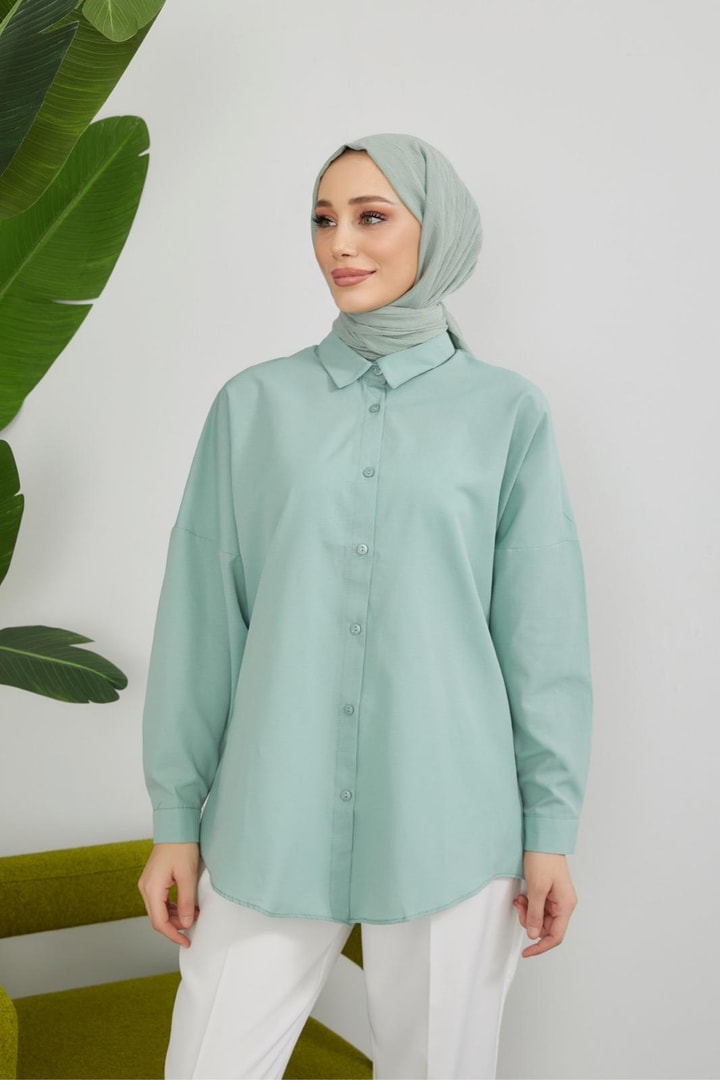 Liva Gömlek - Çağlayeşil