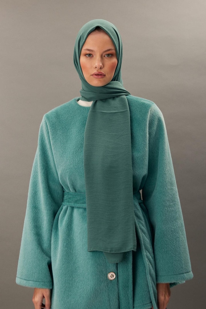 Lora Caz Şal - Mint