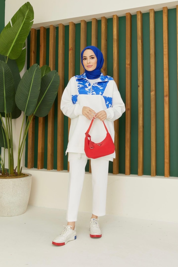 Mabel Scuba Takım - saks mavisi