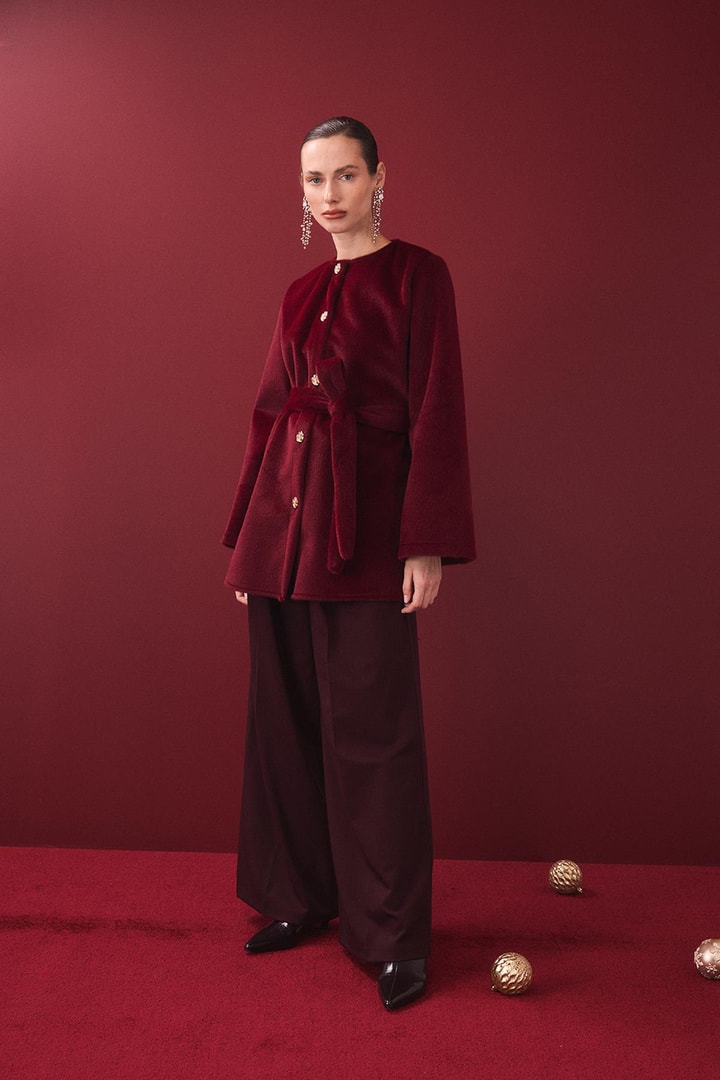 Mary Kemerli Goldfox Kaban - Bordo