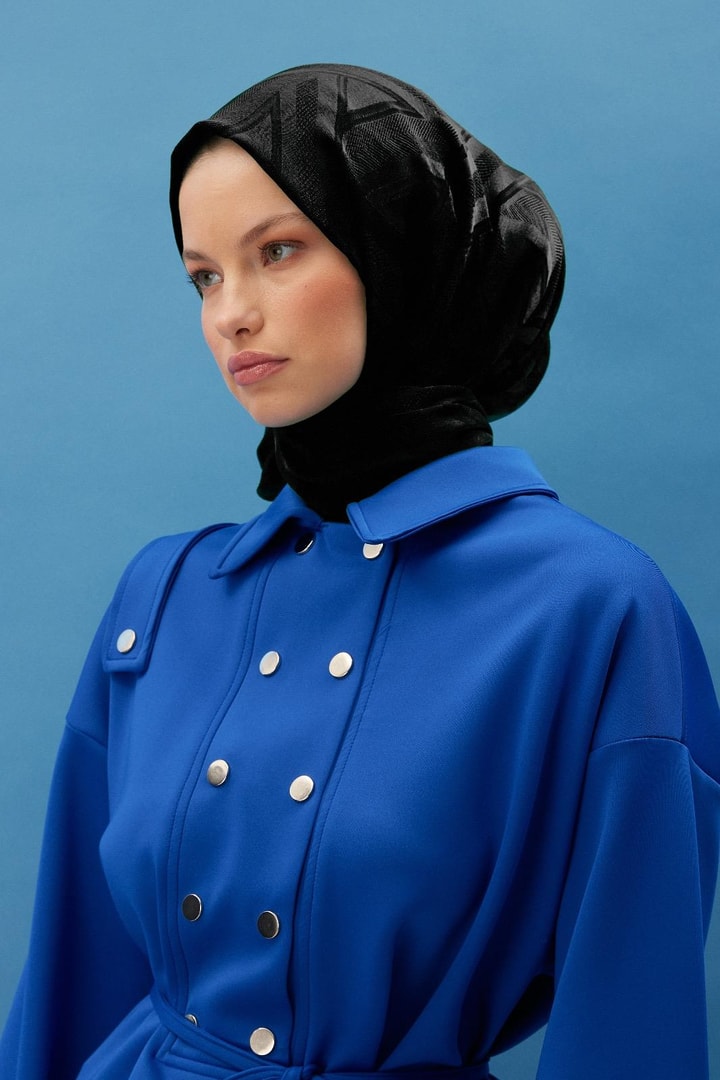 Misly Jakar Şal - Siyah