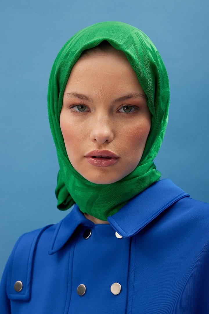 Misly Jakar Şal - Yeşil