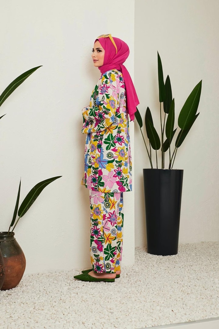 Modica Kimono Takım - Mavi
