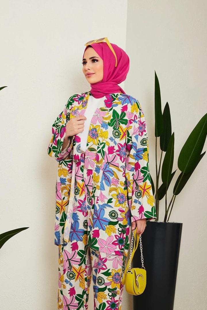 Modica Kimono Takım - Mavi
