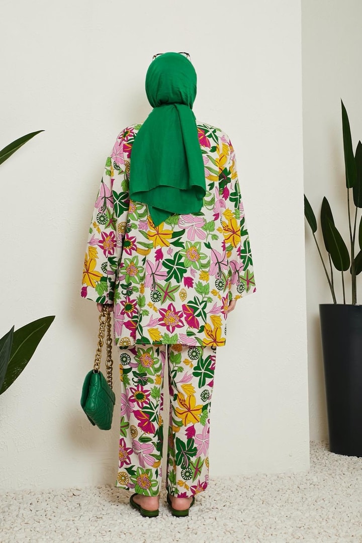 Modica Kimono Takım - Yeşil