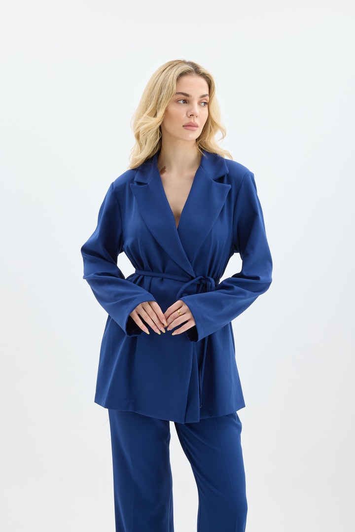 Nery Casual Blazer Ceket Takım - Lacivert